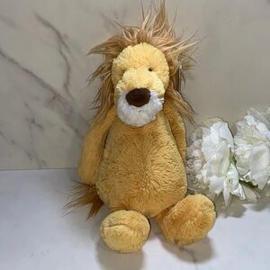 Jellycat Medium Bashful Lion Plush Toy